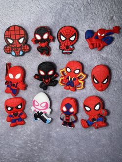 Spiderman croc charms