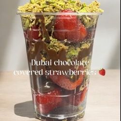 Viral Dubai Strawberry Cup