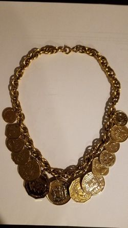Necklace- Franklin Mint- The Golden Caribbean 24k GP - PRICE DROP