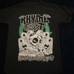 Rhyme Fest T Shirt💚🖤