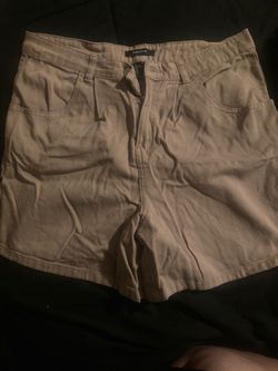 short beige/tan forever 21