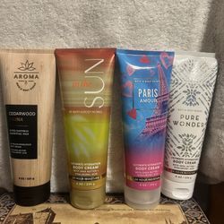 Variety Of Bath And Body Lotion And Shower Gel 