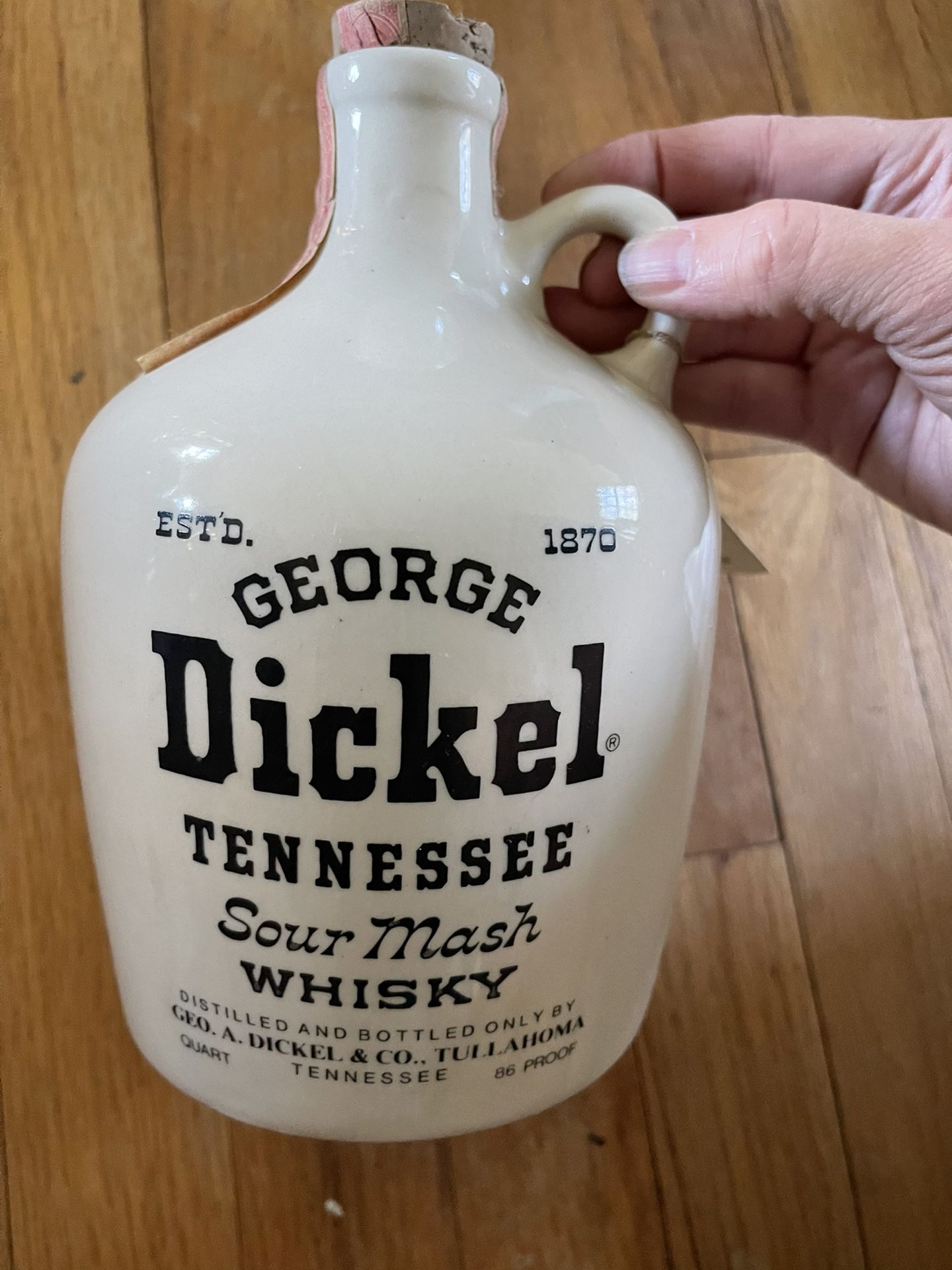George Dickel Jug- 1 Quart