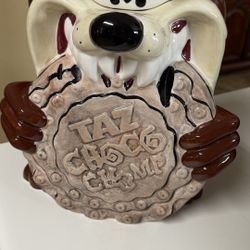 2001 Looney Tunes Taz Choco Chomp Cookie Jar by Gibson 