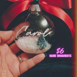 Christmas Personalized Ornaments