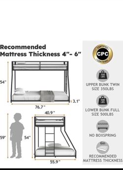 Twin Over Full Bunkbed