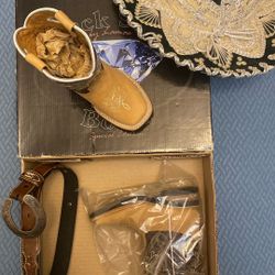 Botas De Charro, Sombrero y Sinto