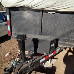 A dump trailer dually....148 x 80 w