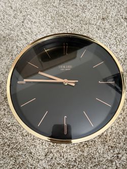 Rose Gold Clock
