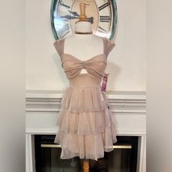 Sparkling Pink Party Dress
