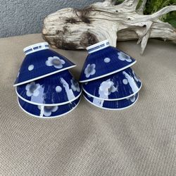 Small Japanese Bowls Blue & White