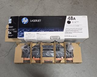 HP 48A Black Toner Cartridge CF248A - Open Box, Sealed Cartridge