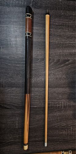 2-Piece Wood Pool Cue Billiard Stick