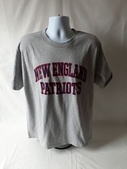 New England New England Patriots men's gray short sleeve t-shirt size L