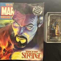 The Classic Marvel Collection Doctor Strange #40 Magazine and Lead Figurine 