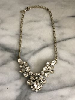 J.Crew crystal statement necklace