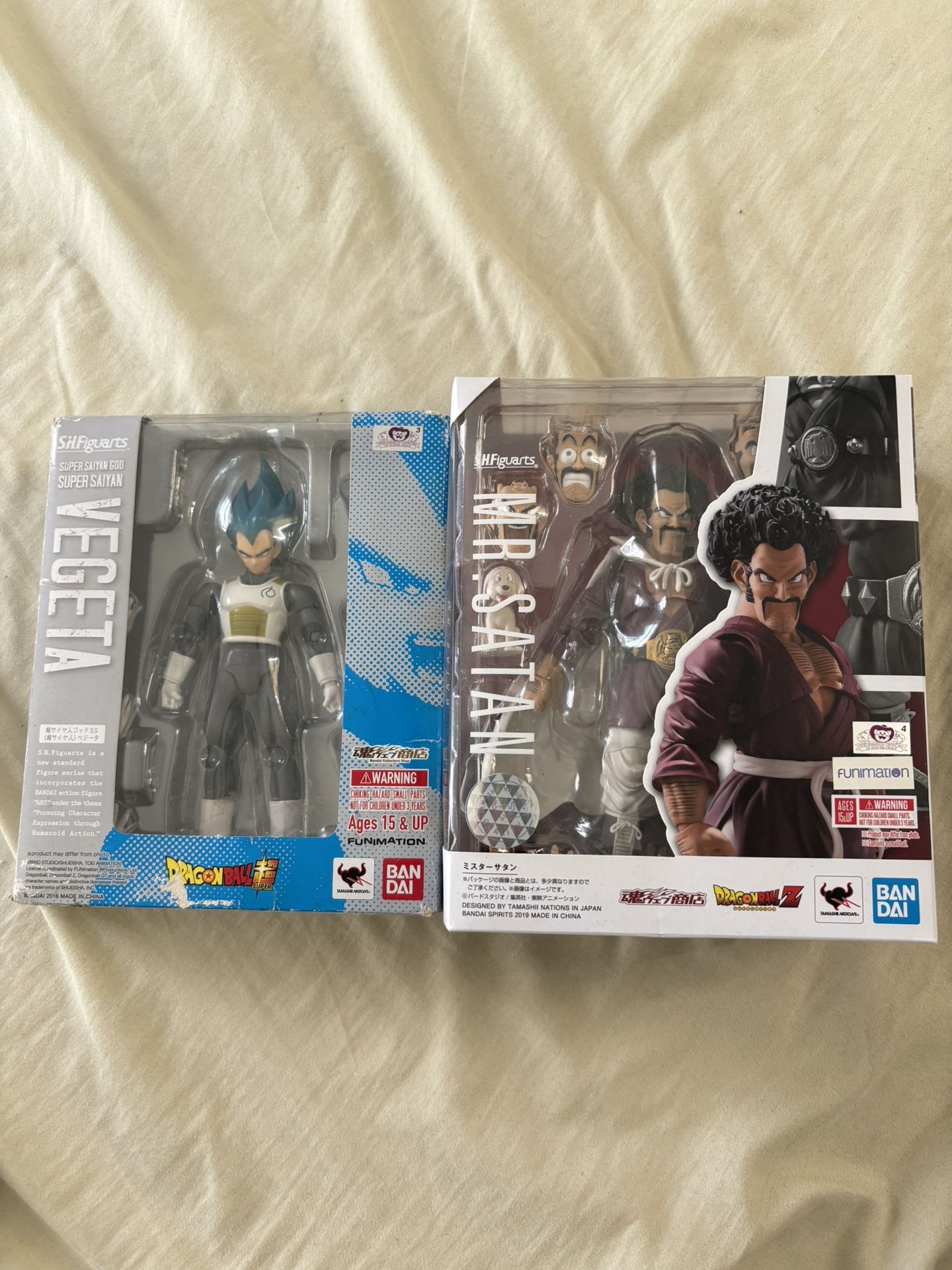 Sh Figuarts Vegeta And Mr. Satan