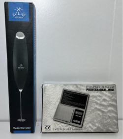Milk Frother & Mini Digital Scale ($5.00 each)