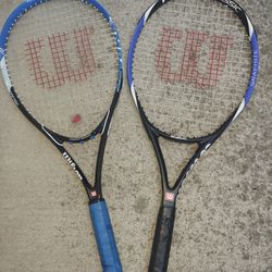 2 Wilson Tennis Racquet 
