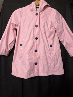 Hatley Pink Hooded Raincoat 
