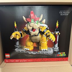 Super Mario Bros Bowser Lego Set