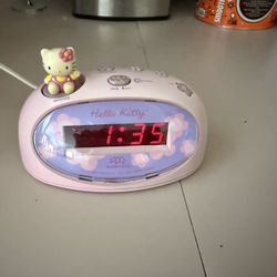 Vintage Y2K Hello Kitty Alarm Clock 
