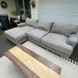 Grey Comfy Sectional Free Delivery 