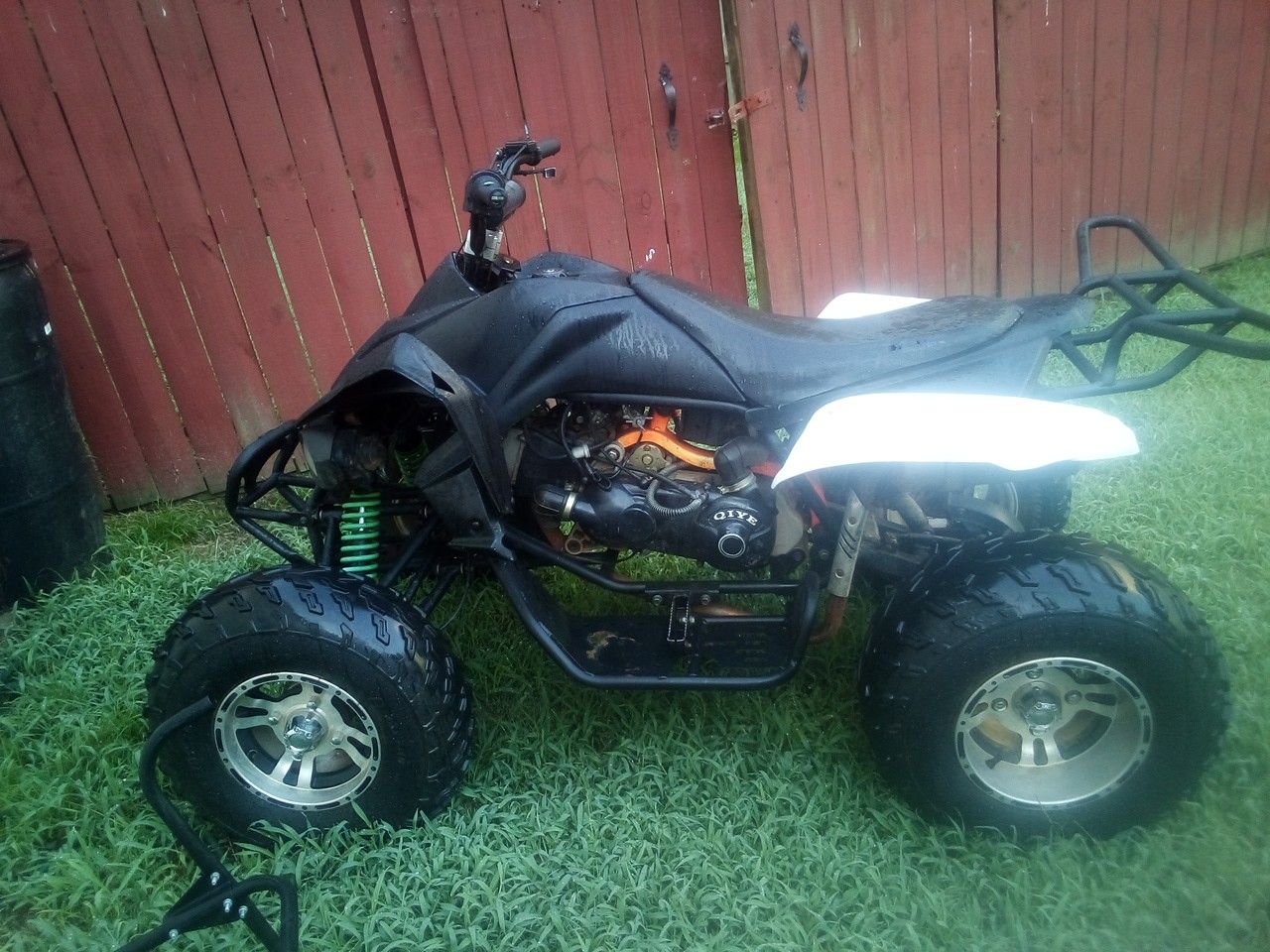 200 cc atv my son lost the key but it starts up very easy and runs perfect