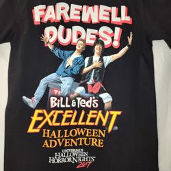 Bill & Ted's Farewell Tour Universal Halloween Horror Nights 2017 Shirt Small