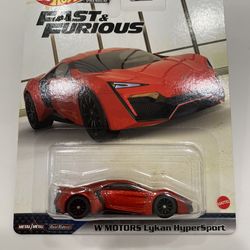 Hotwheels W Motors Lykan