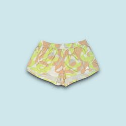Adidas women’s pacer train essentials floral print shorts large 