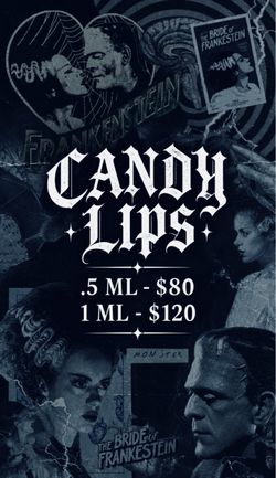 Lip filler Models Needed message for lower pricing