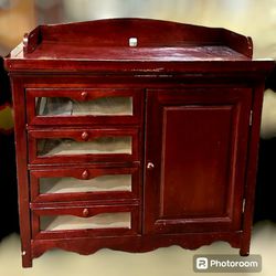Cherry wood Changing Table/dresser
