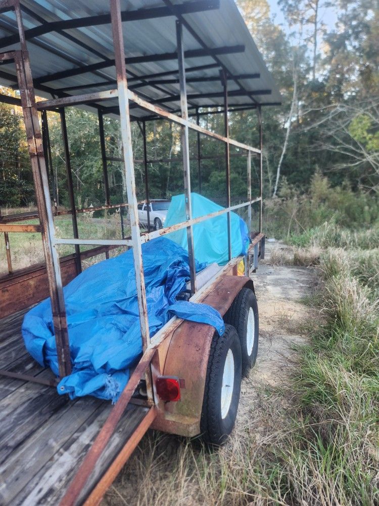 18foot Trailer 2,000 & Food Trailer 2,800 With Sink N Smoker