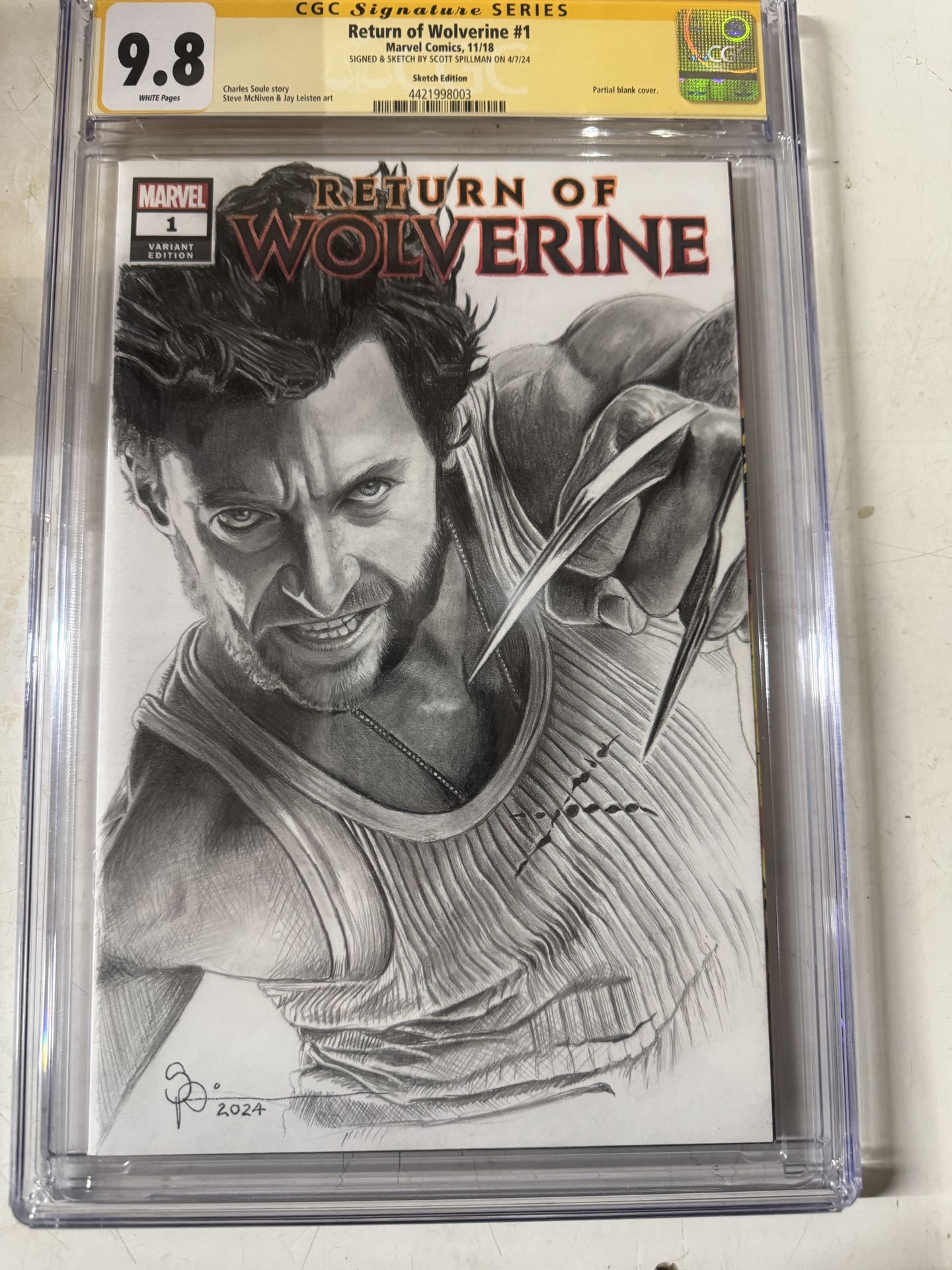 Return Of Wolverine #1 Sketch By Scott Spillman