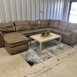 Lazy Boy Leather Sectional