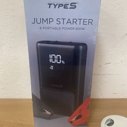 TYPE S 8600mAh Jump Starter & Portable Power Bank