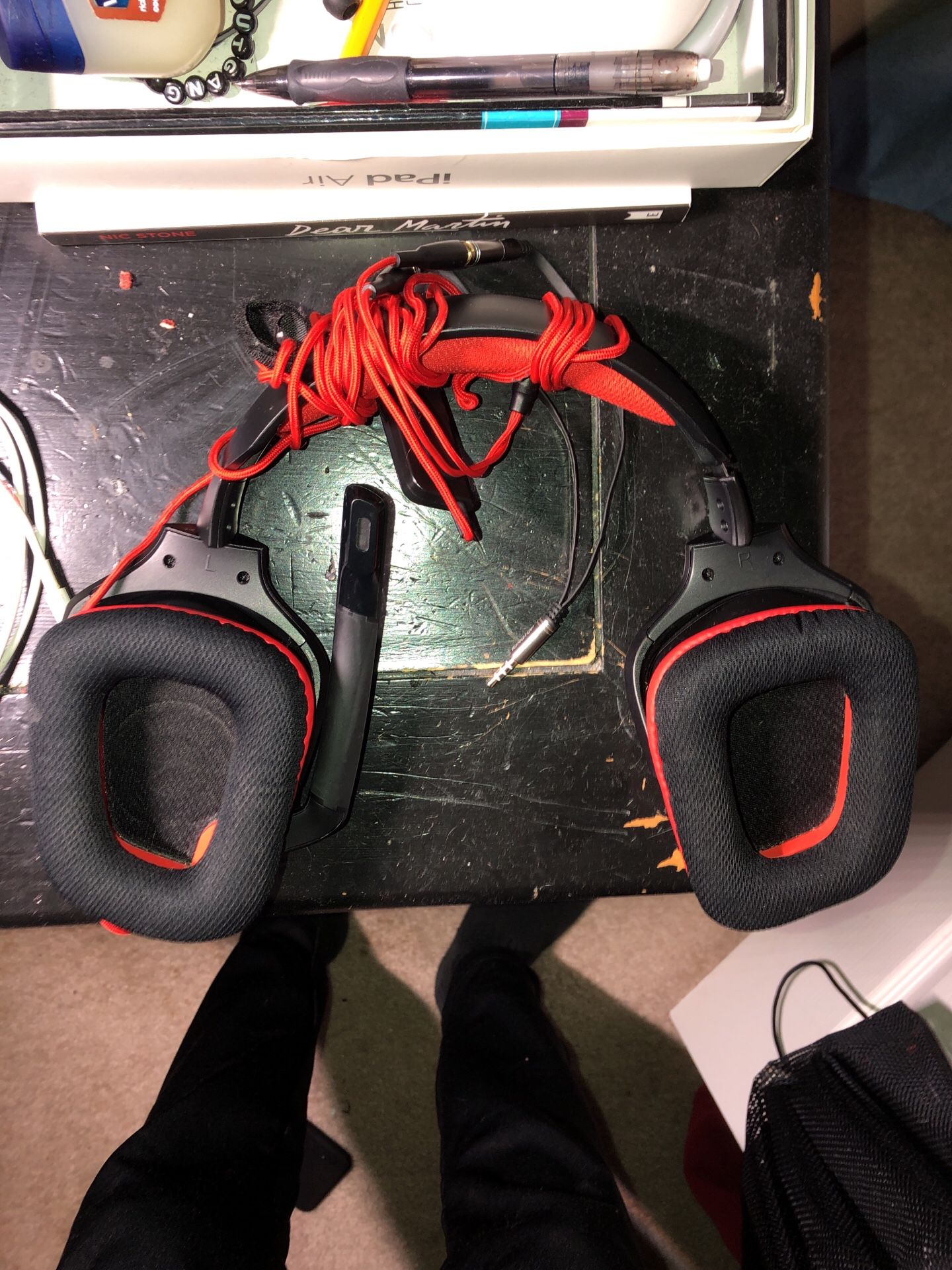 Logitech G230 Stereo Gaming Headset w/ king top jack