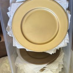 Gold Charger Plates