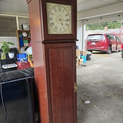 Grandfather Clock With Shelves