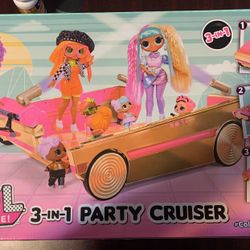 NIB LOL Suprise 3 In 1 Party Cruiser 