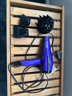 Hot tools turbo ceramic purple hair dryer