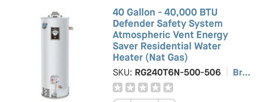 Bradford Power Vent System Bradford White Power Vent Gas Water