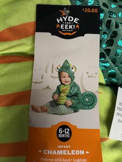 New. 6-12m chameleon costume