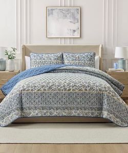 VCNY HOME Quilt set 3 pieces king size