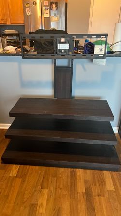 Wood Finish 3-in-1 TV Stand