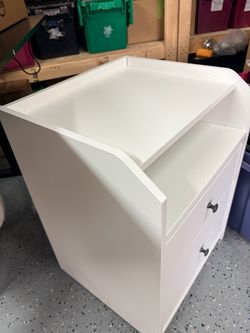 New white nightstand