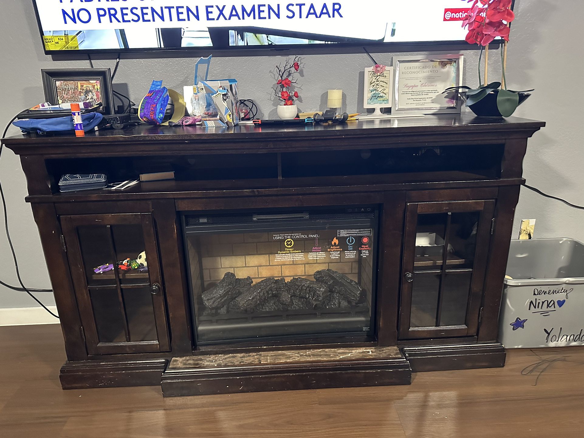 Big TV stand With Chimney ! 