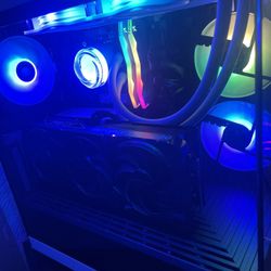 NVIDIA GeForce RTX 5080 16GB Intel Core i9 32GB DDR5 RGB RAM.