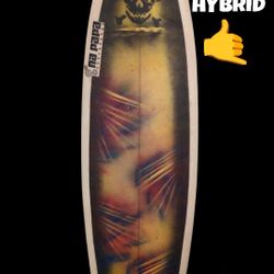 NA PAPA HYBRID SURFBOARD  6'6"  NEW 